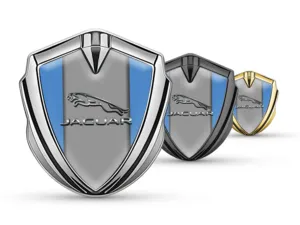 Jaguar Metallico Cupolato Emblema Look Sportivo Alta Qualità